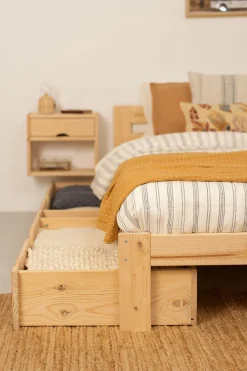 Muebles LUFE Camas Dobles Con Cajones|Camas 160^LORE cama doble 160 con 2 cajones