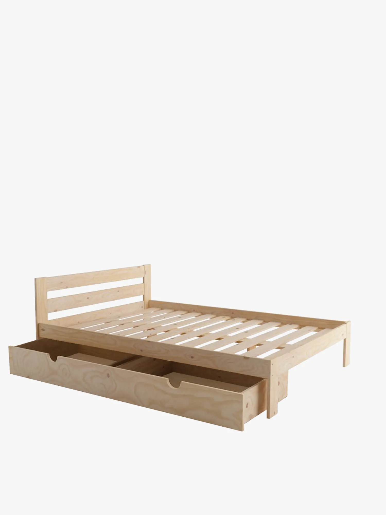 Muebles LUFE Camas Dobles Con Cajones|Camas 135^LORE cama doble 135 con 1 cajón