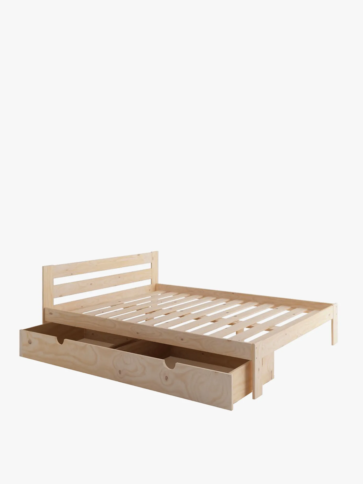Muebles LUFE Camas Dobles Con Cajones|Camas 160^LORE cama doble 160 con 1 cajón