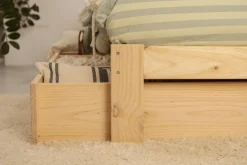 Muebles LUFE Camas Individuales Con Cajones|Camas 80^LORE cama individual 80 con 1 cajón