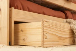 Muebles LUFE Camas Nido^LORE cama nido compacta 90 con 2 cajones