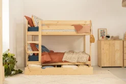 Muebles LUFE Literas Infantiles Y Adultos^LORE litera 90 con 1 cajón