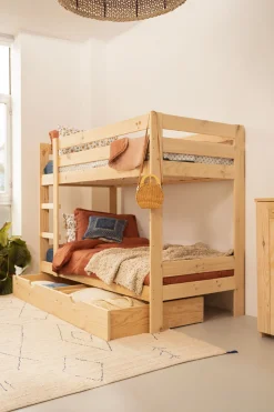 Muebles LUFE Literas Infantiles Y Adultos^LORE litera 90 con 1 cajón