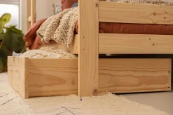Muebles LUFE Literas Infantiles Y Adultos^LORE litera 90 con 2 cajones