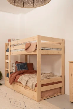 Muebles LUFE Literas Infantiles Y Adultos^LORE litera 80 con nido