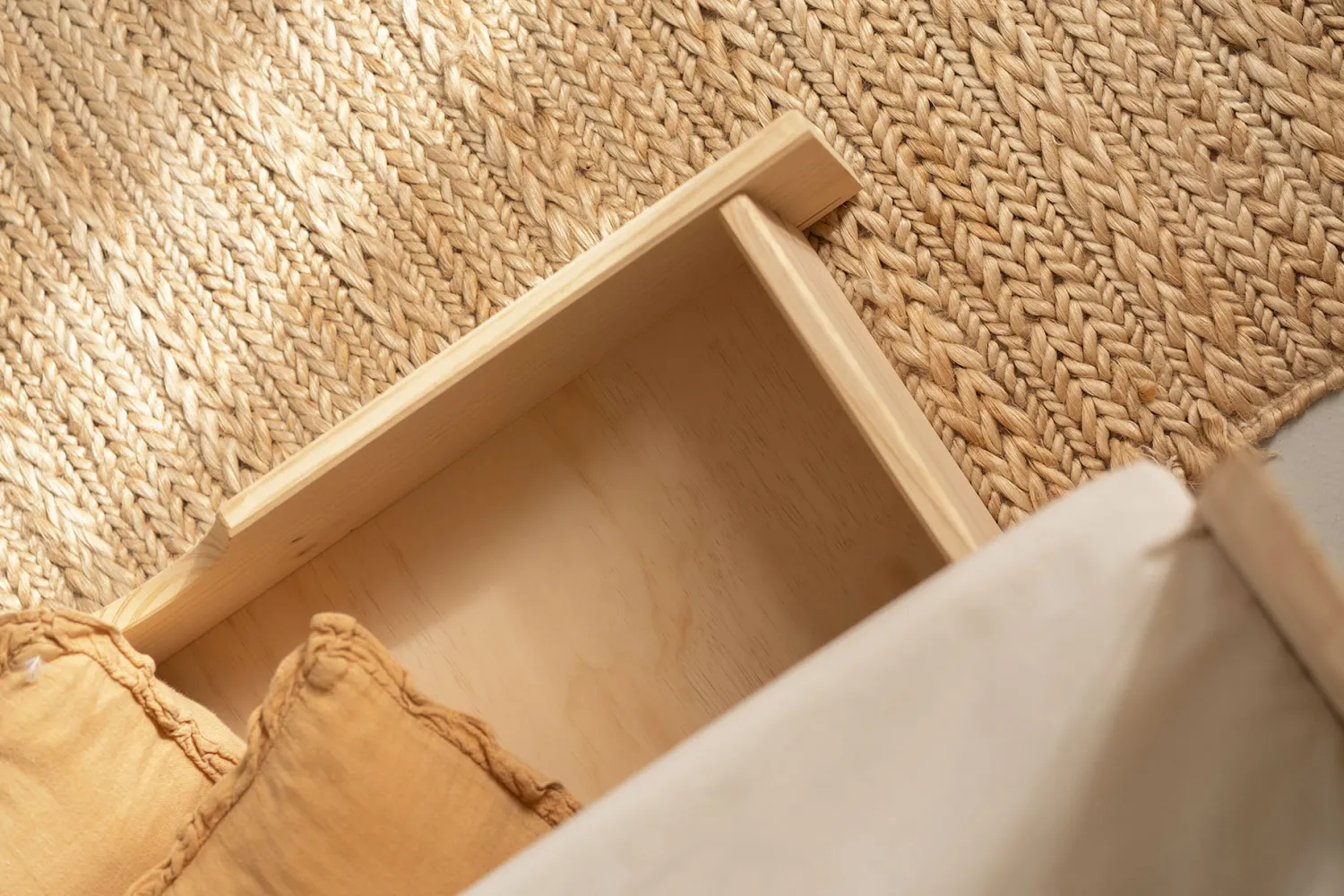 Muebles LUFE Divanes|Divanes^LORE sofá cama con cajones