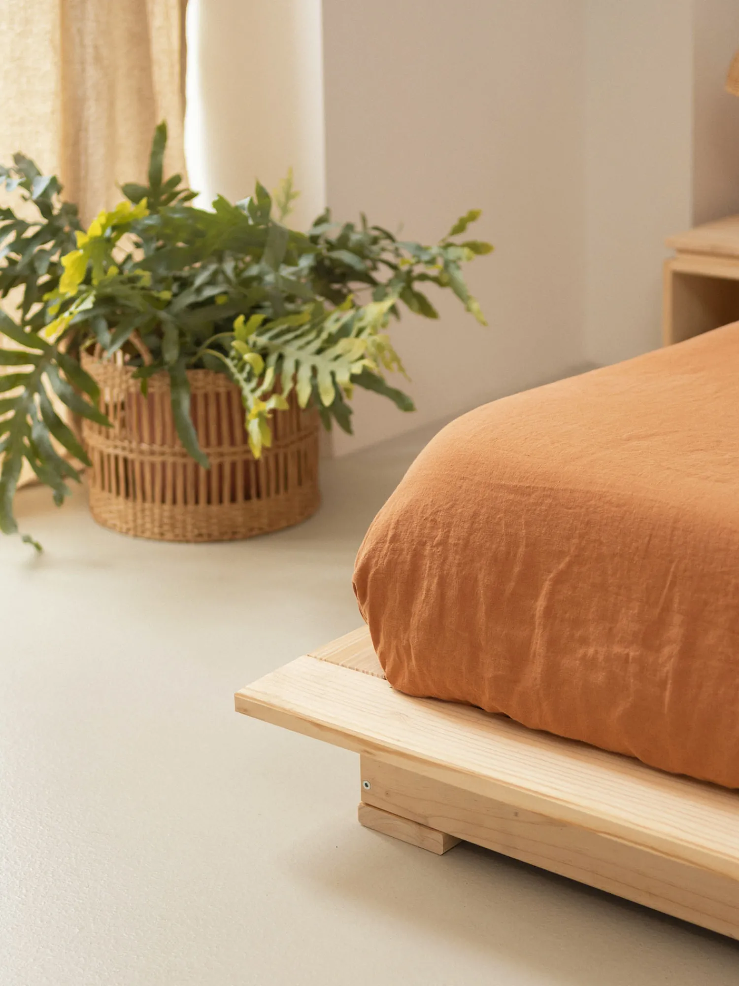 Muebles LUFE Camas De Suelo Y Tatamis|Camas 160^LUR cama tatami con cabecero de pared 160