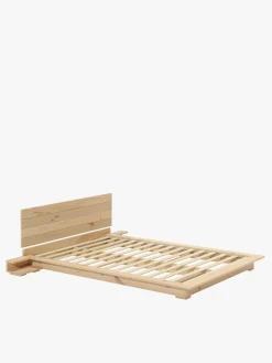 Muebles LUFE Camas De Suelo Y Tatamis|Camas 150^LUR cama tatami con mesitas y cabecero de pared 160