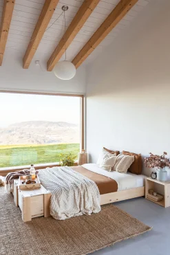 Muebles LUFE Camas De Suelo Y Tatamis|Camas 140^MENDI cama doble de suelo 140