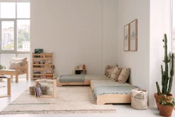 Muebles LUFE Camas Montessori Y Apilables^MENDI cama montessori apilable 90