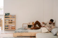 Muebles LUFE Camas Montessori Y Apilables^MENDI cama montessori apilable 90