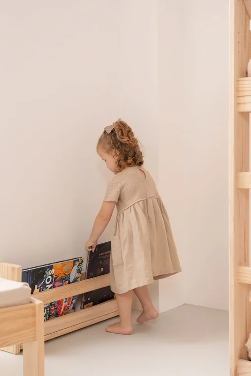 Muebles LUFE Accesorios De Madera|Estanterías De Pared^MONTESSORI estantería 1 balda