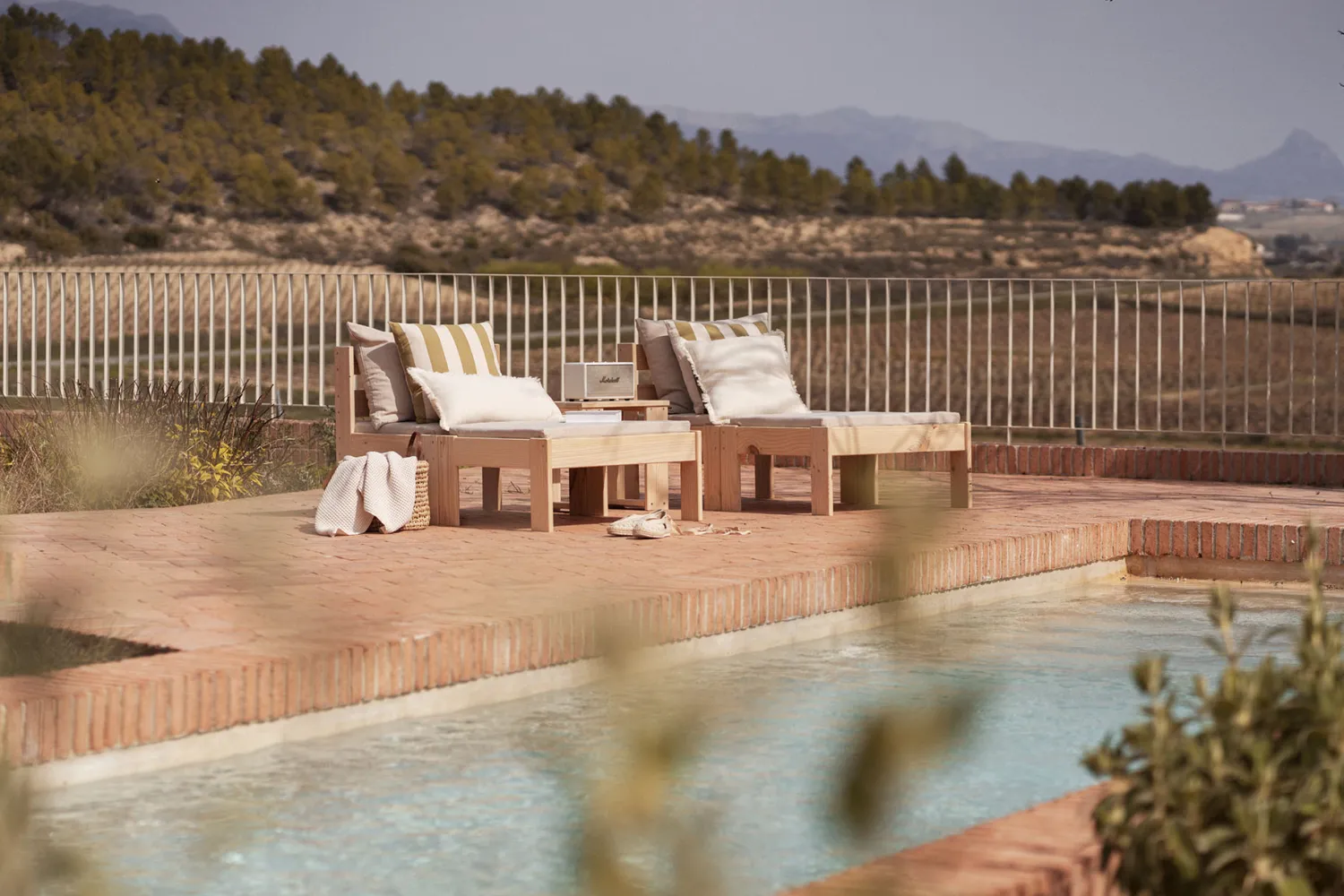 Muebles LUFE Conjuntos De Exterior^OREKA conjunto modular chaise longue para exterior