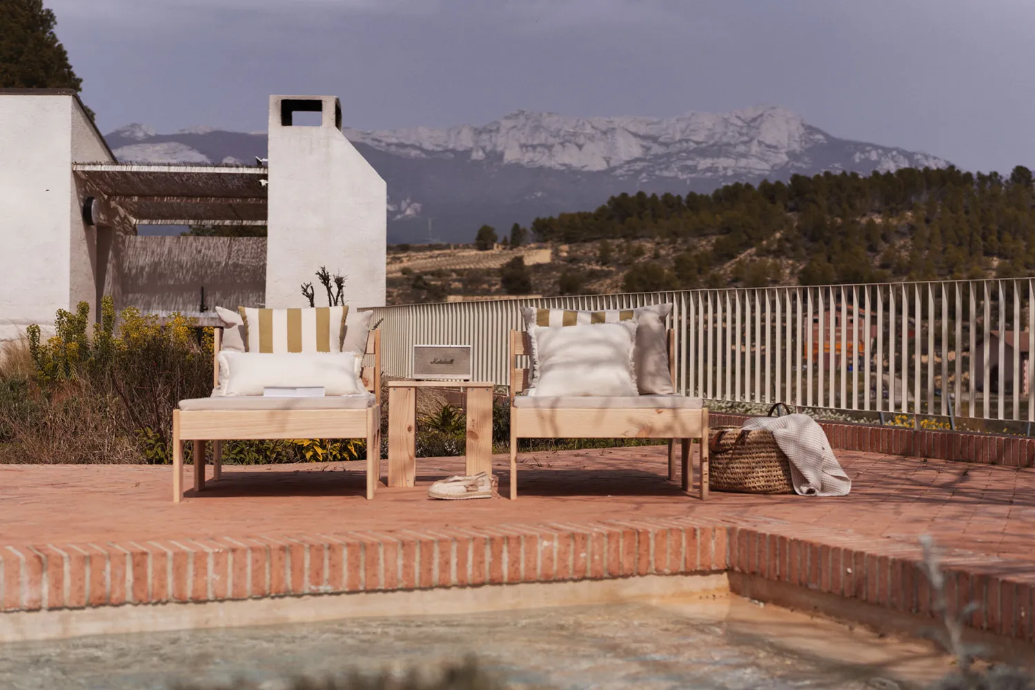 Muebles LUFE Conjuntos De Exterior^OREKA conjunto modular chaise longue para exterior