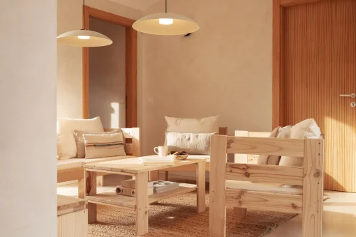 Muebles LUFE Conjuntos Sofá^OREKA conjunto sofá modular con mesa