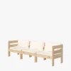 Muebles LUFE Conjuntos De Exterior^OREKA conjunto sofá modular 3 plazas para exterior