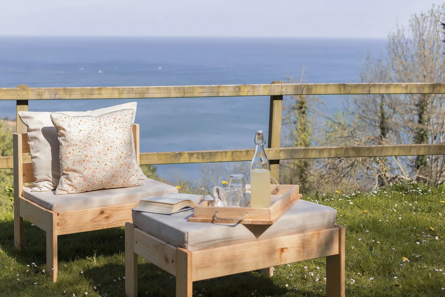 Muebles LUFE Sillones Y Puffs Para Exterior^OREKA sillón modular con respaldo para exterior