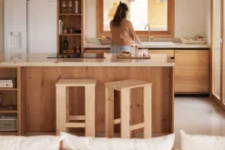 Muebles LUFE Bancos Y Taburetes^OREKA taburete alto