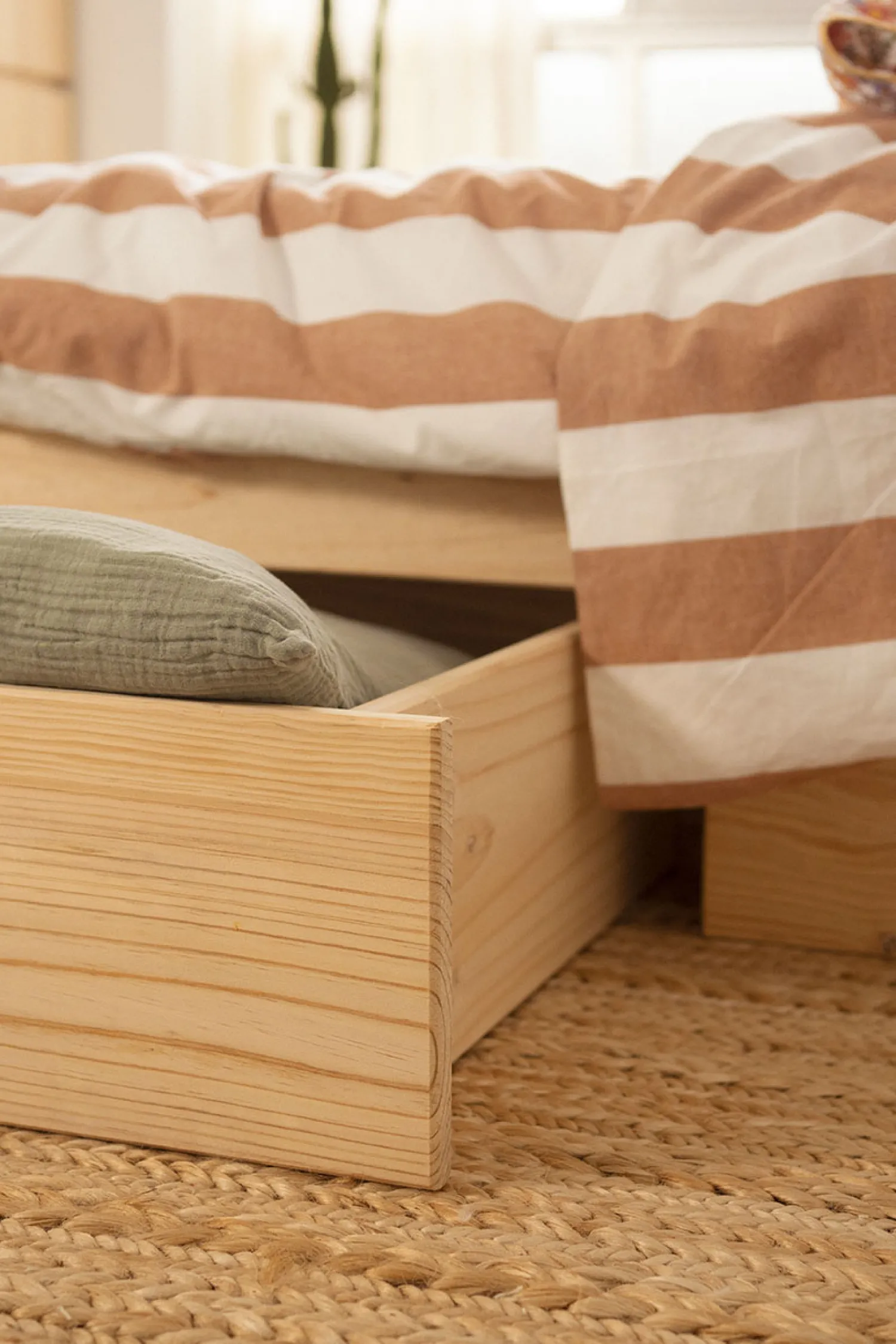 Muebles LUFE Camas Dobles Con Cajones|Camas 150^TESTA cama doble 150 con 2 cajones