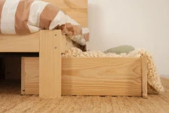 Muebles LUFE Camas Dobles Con Cajones|Camas 180^TESTA cama doble 180 con 1 cajón