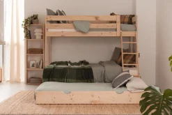 Muebles LUFE Literas Triples^TRIOLO litera triple 140 con nido